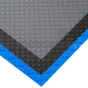 Rhombus Rubber Matting Colour Stagger