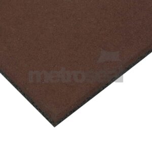 Red Moulded Crumb Rubber Tiles