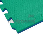 Thick Connectable Blue/Green EVA Martial Arts/Exercise Matting