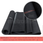 Black EPDM Fine Ribbed Rubber Matting