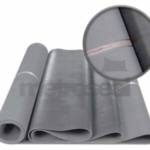 Fine Ribbed Grey EPDM Rubber Matting 1,000v
