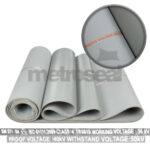 Grey EPDM Fine Ribbed Rubber Matting
