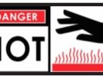 Heat Resistant Conveyor Belt Warning