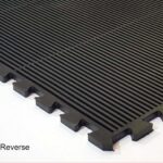 Amoebic Gym Crossfit Linkable Rubber Mats - Reverse