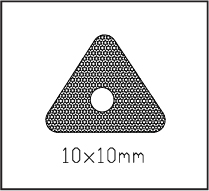 10 x 10 EPDM Sponge Profile