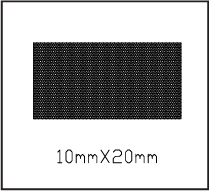 10 x 20 EPDM Sponge Profile