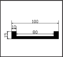 100 x 15 Profile