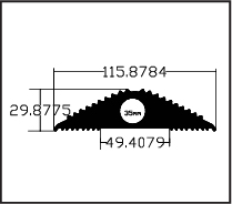115.9 x 29.9 Cable Protection Profile
