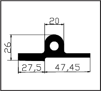 75.25 x 26 P Profile